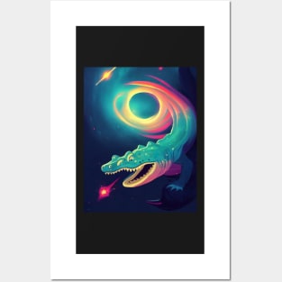 Lacoste Space Winged Alligator Posters and Art